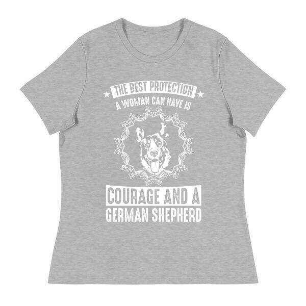 The Best Protection Courage and German Shepherd Pet Personalized T-Shirt