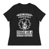 Load image into Gallery viewer, The Best Protection Courage and German Shepherd Pet Personalized T-Shirt