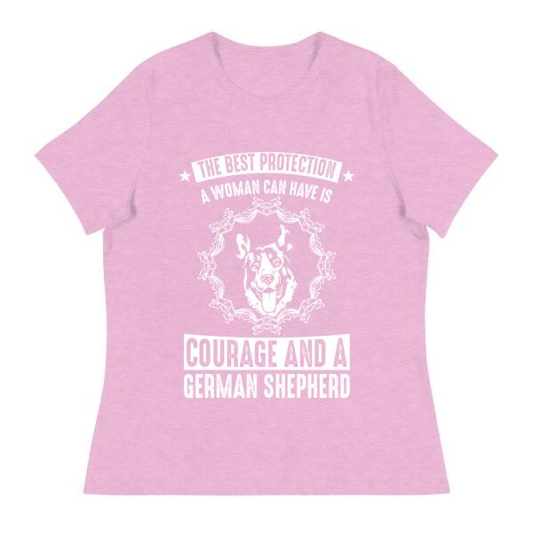The Best Protection Courage and German Shepherd Pet Personalized T-Shirt