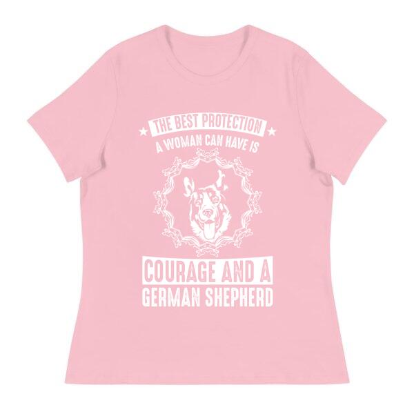 The Best Protection Courage and German Shepherd Pet Personalized T-Shirt