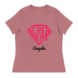 Load image into Gallery viewer, Super Mom Diamond Name Personalized T-Shirt