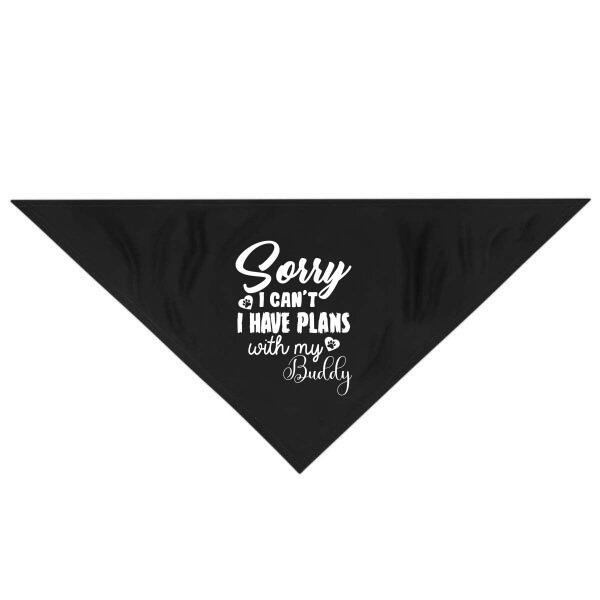 Sorry I Can't I Have Plans With Personalized Name T-Shirt Secondary image