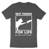 Load image into Gallery viewer, Best Friends for Life Fist Bump Cat Personalized T-Shirt