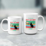 Load image into Gallery viewer, Best Cat Mom Ever Paw Bump Personalized Mug