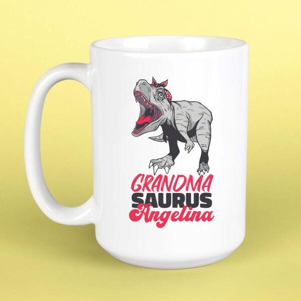 Grandmasaurus Personalized Mug