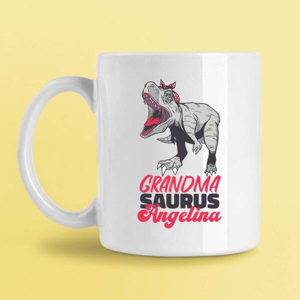 Grandmasaurus Personalized Mug Secondary image