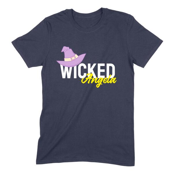 Wicked Witch Hat Halloween Personalized T-Shirt
