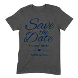 Load image into Gallery viewer, Save the Date Heart Personalized Wedding Shirt