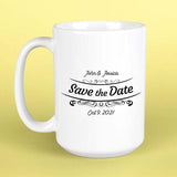 Load image into Gallery viewer, Save the Date Wedding Marriage Personalized Mug