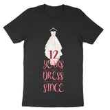 Load image into Gallery viewer, Wedding Dress No Regrets Anniversary Personalized Shirt