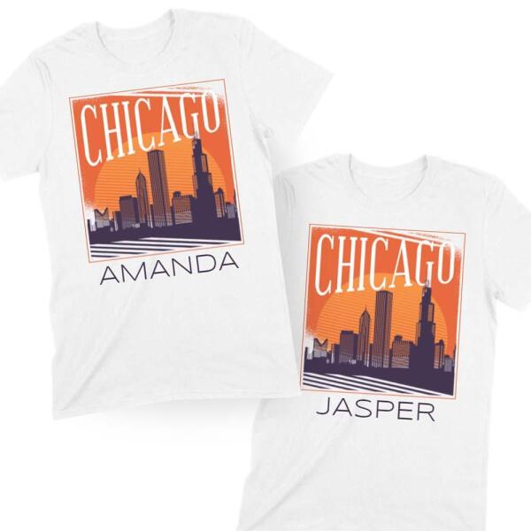 Chicago Personalized Name T-Shirt