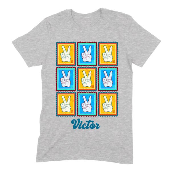 Stamp Collector Personalized T-Shirt