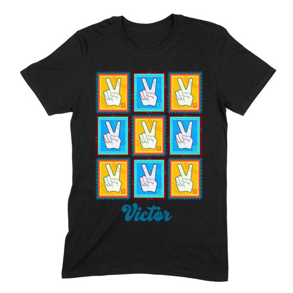 Stamp Collector Personalized T-Shirt