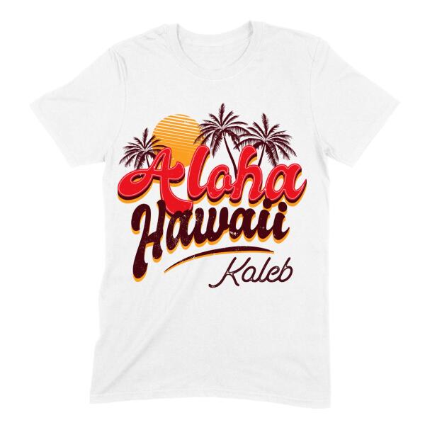 Aloha Hawaii Personalized T-Shirt Secondary image