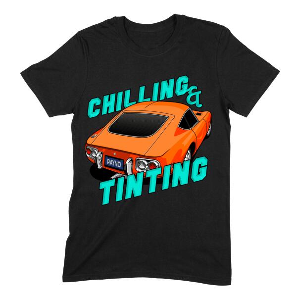 Chilling and Tinting Personalized Color T-Shirt