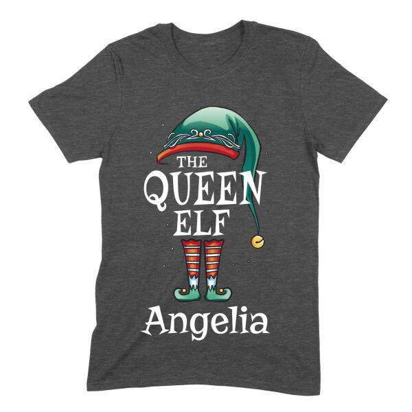 The Queen Elf Personalized Christmas T-Shirt