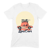 Load image into Gallery viewer, Girl Who Loves Cars Personalized Name Shirt