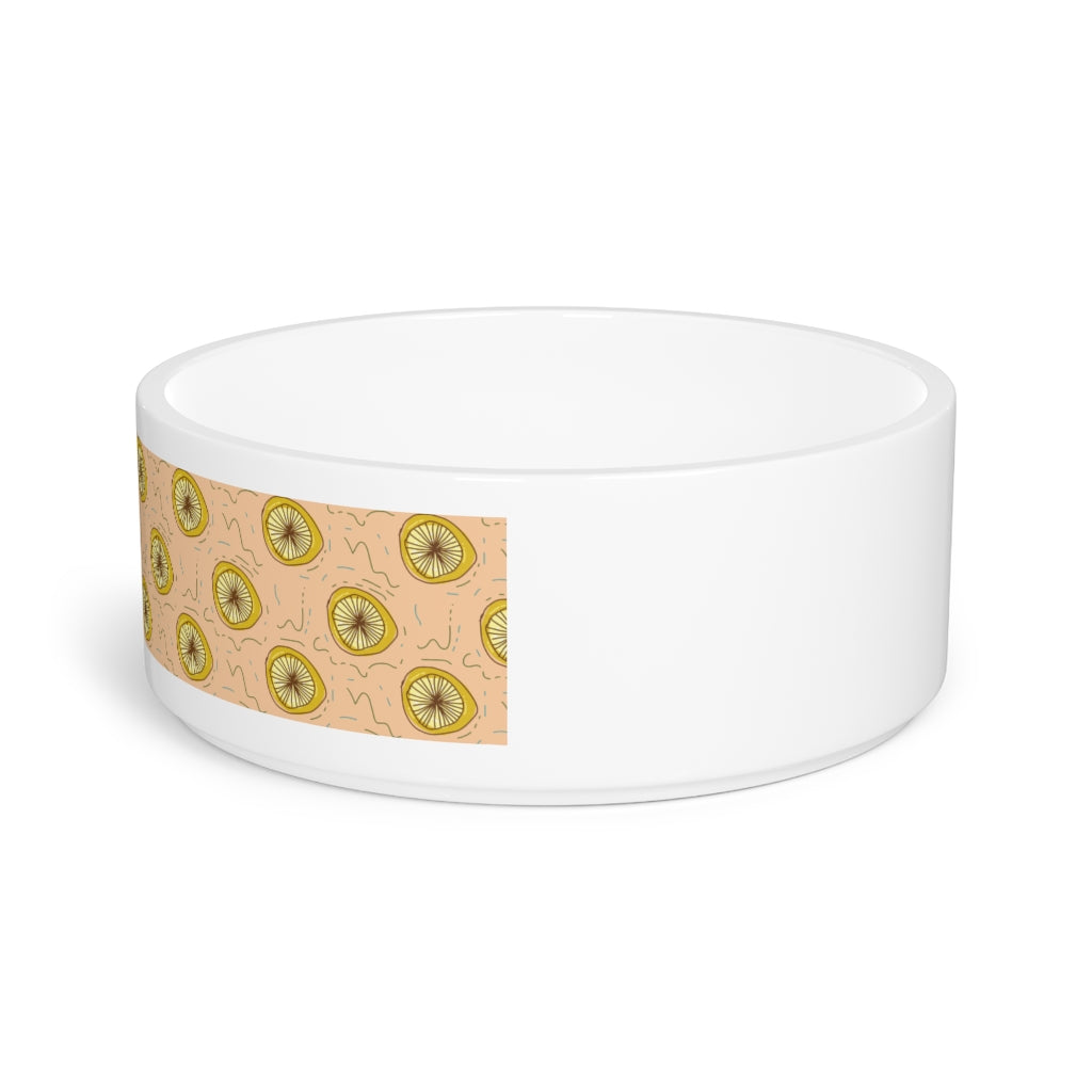 Lemon Squeeze Pet Bowl & Matching Mug