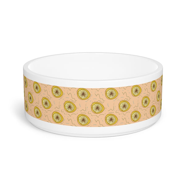 Lemon Squeeze Pet Bowl & Matching Mug