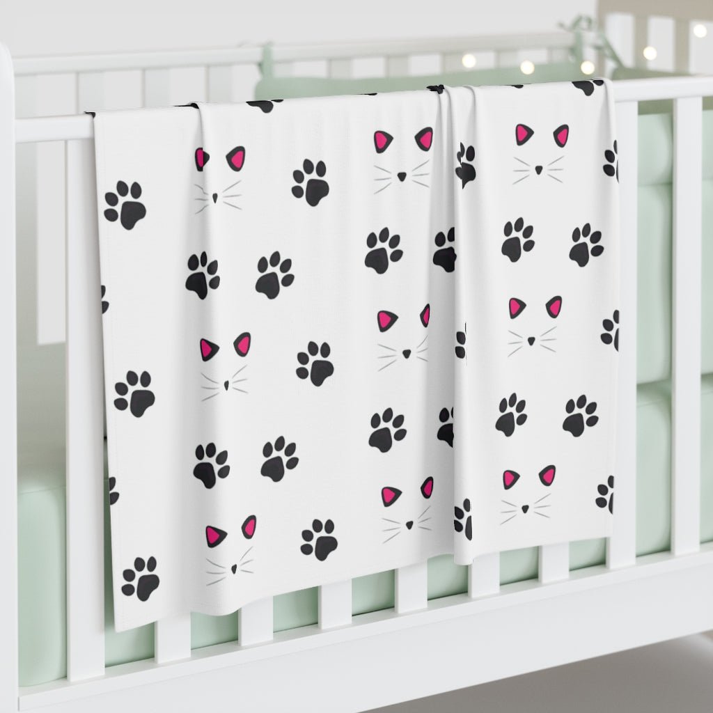 Cute Kitty Baby Swaddle Blanket