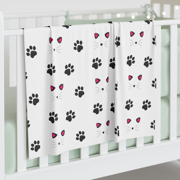 Cute Kitty Baby Swaddle Blanket