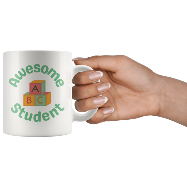 Awesome student and Teacher Daddy & Me Mug Set