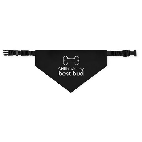 Chillin' With My Best Bud Pet Bandana Collar & T-Shirt Set
