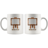Load image into Gallery viewer, Work of Art Easel Personalized Mug