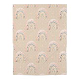 Load image into Gallery viewer, Golden Vintage Rainbow Baby Swaddle Blanket