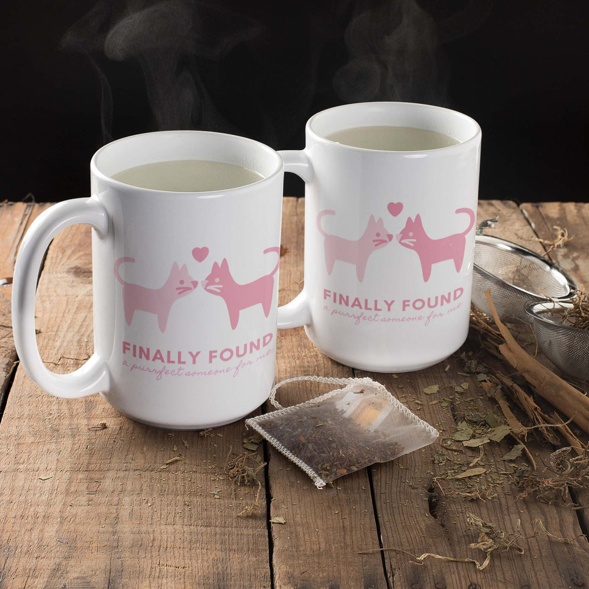 Finally Found the Purrfect Someone For Me Couple Mug