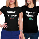 Load image into Gallery viewer, Smart Sister Sporty Sister Siblings Shirt Set