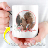 Load image into Gallery viewer, Best Mom Pretty Florals Personalized Mug
