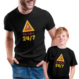 Load image into Gallery viewer, On Alert On Call 24/7 Daddy &amp; Me Shirt Set Combo