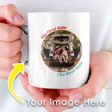 Load image into Gallery viewer, My First Ride The Best Ride Personalized Mug