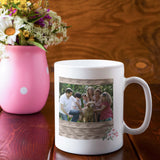 Load image into Gallery viewer, Vintage Garden Floral Framework Personalized Mug
