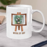 Load image into Gallery viewer, Work of Art Easel Personalized Mug