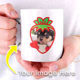 Load image into Gallery viewer, Strawberry Sweetie Heart Personalized Mug