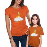 Load image into Gallery viewer, Nighty Night Sleepy Moon Mom &amp; Me PJ T-Shirt Set