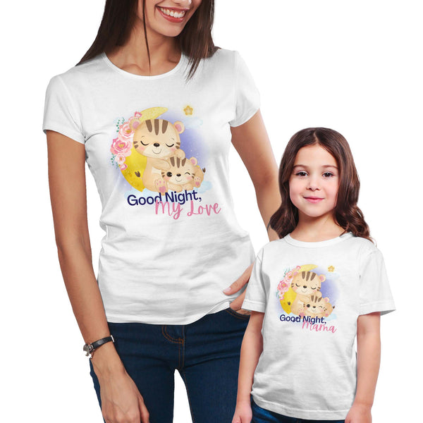 Good Night, Mama Good Night My Love Happy Animals Pajama Shirts