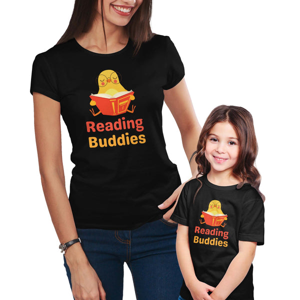 Reading Buddies Cute Bird Mommy & Me Shirt Set Combo