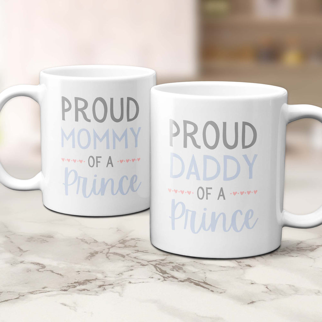 Proud Parents of a Prince Mug Set Combo