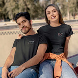 Load image into Gallery viewer, 100 Days Together Couples T-Shirt Set