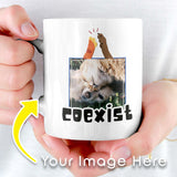 Load image into Gallery viewer, Coexist Cat and Dog Pet Lovers Personalized Mugs