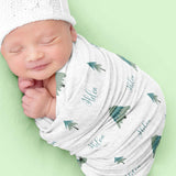 Load image into Gallery viewer, Adorable Forest Personalized Swaddle Blanket