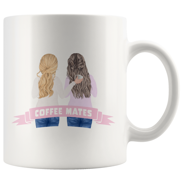 Coffee Mates Beautiful Watercolor Mug Set