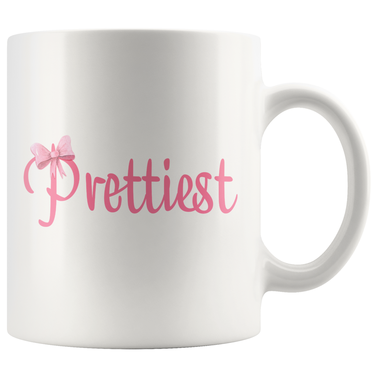 Prettiest with Bow Mom &  Me Mug Set