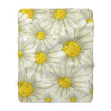 Load image into Gallery viewer, Lovely Daisies Flower Field Sherpa Fleece Blanket