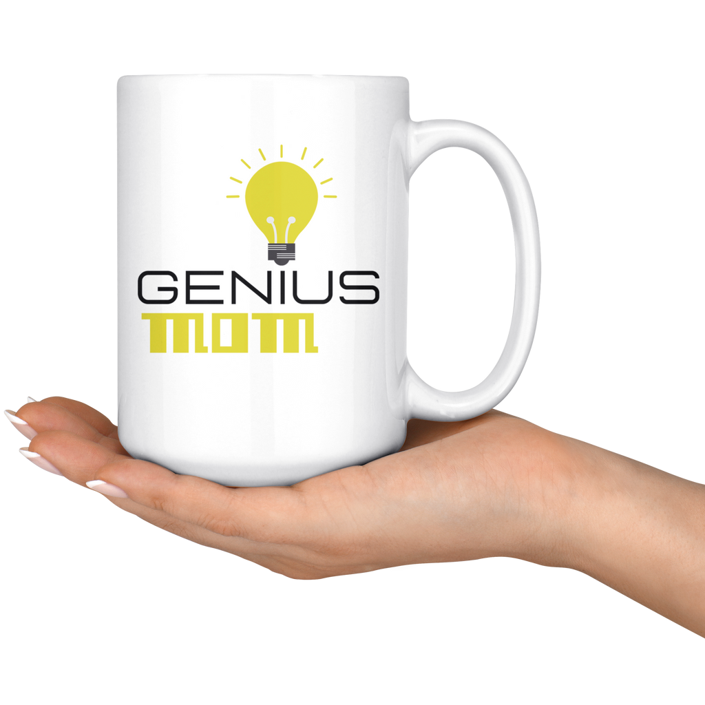 Genius Mom & Genius Kid 11oz+15oz Mug Set