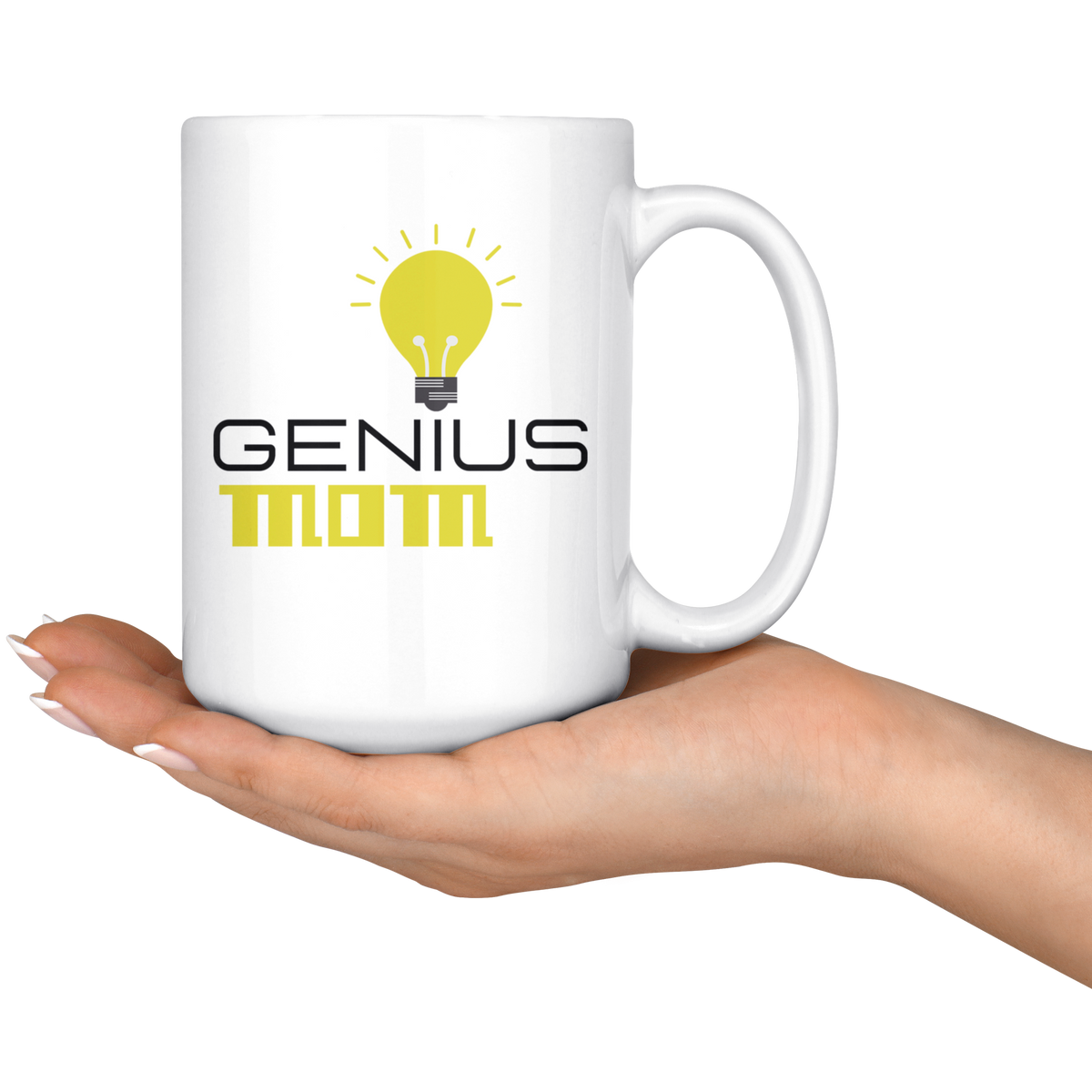Genius Mom & Genius Kid 11oz+15oz Mug Set