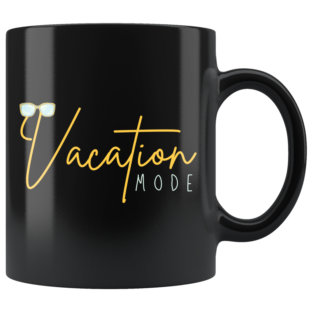 Vacation Mode Cute Sunglasses Matching Mug Set